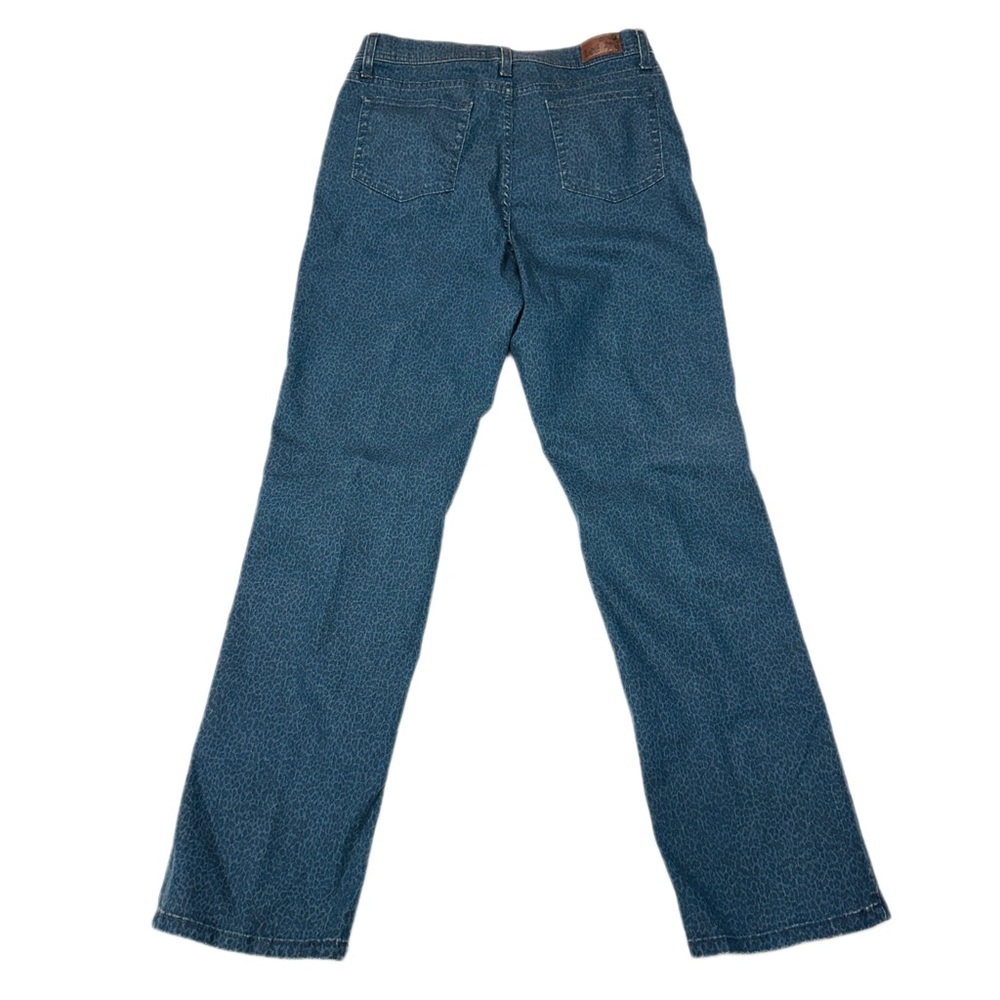 Dark blue Lee leopard print classic fit at the waist jeans - Picture 4 of 12
